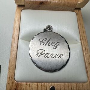 Round Sterling Silver Pendant